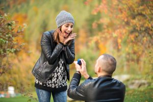 Autumn outdoor wedding proposal engagement Seafort Luxury Hideaway